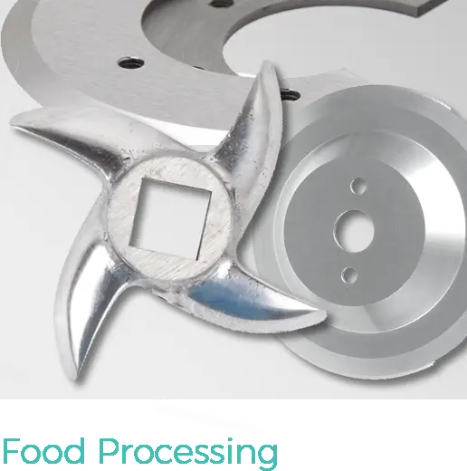 #1 manufacturer of blades and knives for the food processing industry