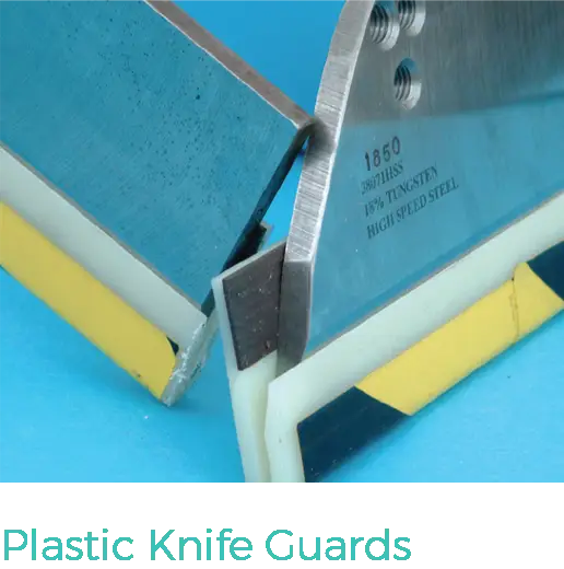 buy bespoke plastic knife guards from the #1 manufacturer, kennedy grinding